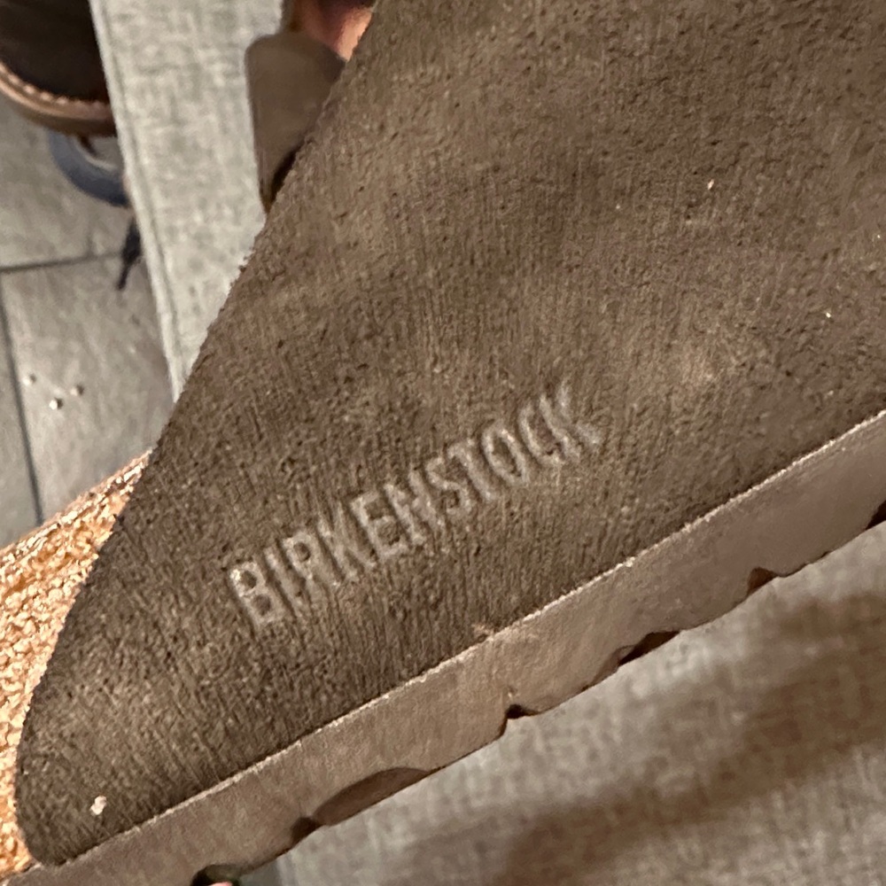 Birkenstock Brown Suede Sandals - Picture 4 of 4